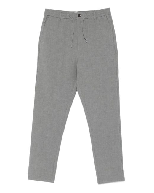 Pantalones rectos con cordones Les Deux de hombre de color Gray
