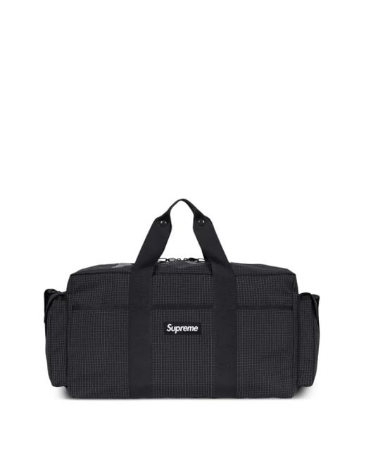 Borsone Con Applicazione di Supreme in Black da Uomo