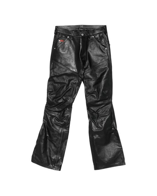 Martine Rose Black Boot Cut Utility Trousers for men