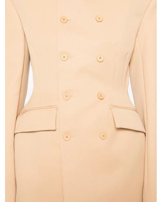 Wardrobe NYC Natural Sahara Mini Dress