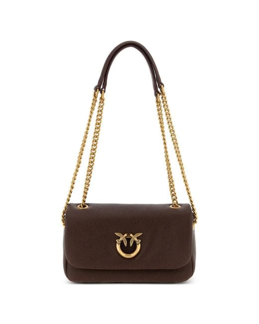 Pinko White Click Soft Horizontal With Chain