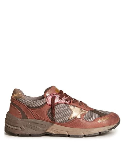 Golden Goose Women's Brown Dad-Star Sneakers