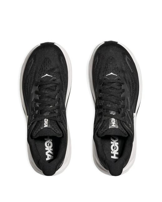 Hoka One One Black Wide One Clifton 10 Sneakers for men