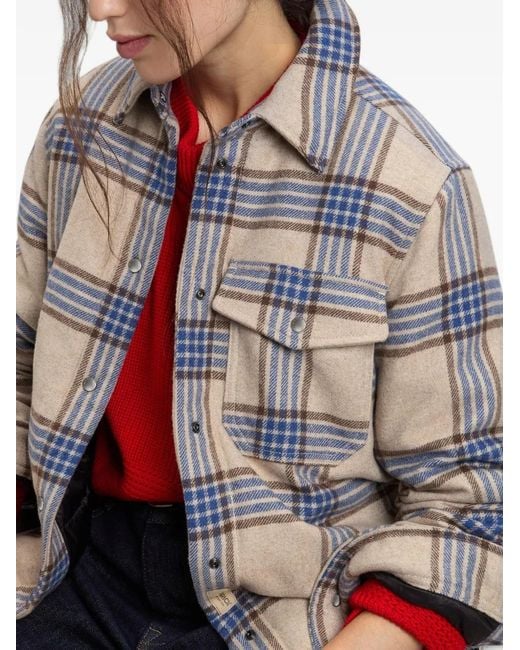Woolrich Multicolor Alaskan Check-Pattern Shirt Jacket