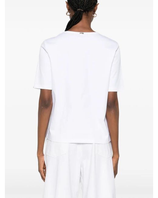 Herno White Cotton T-Shirt