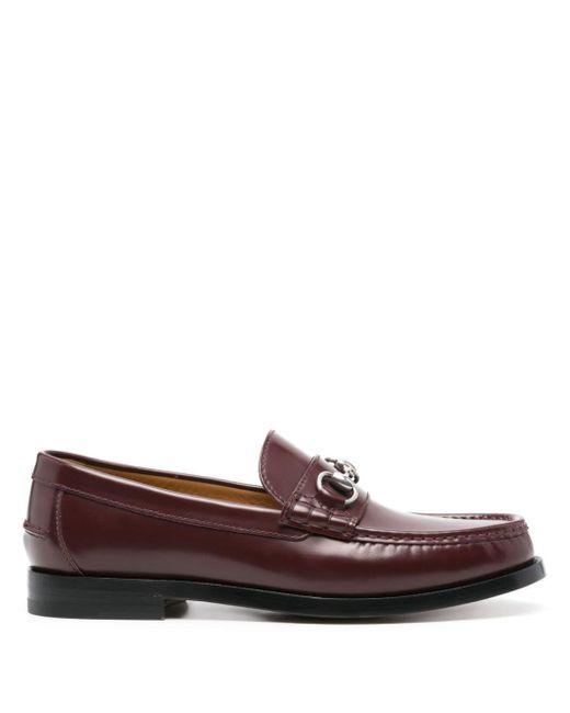 Gucci Brown Horsebit 1953 Leather Loafers for men