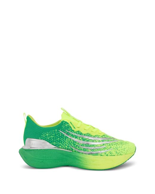 Philipp Plein Green Tiger Tech Sneakers