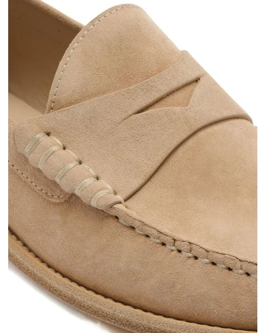 Stuart Weitzman Brown Suede Loafers