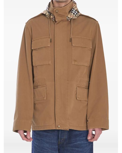 Burberry Katoenen Twill Jack in het Brown voor heren