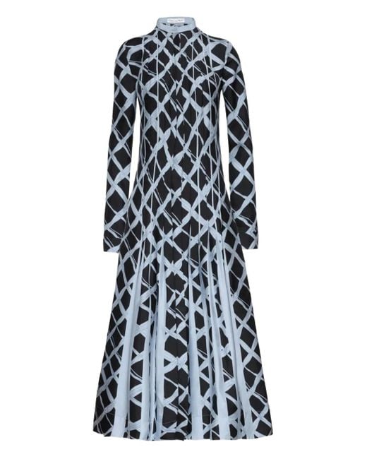 Oscar de la Renta プリーツ ドレス White