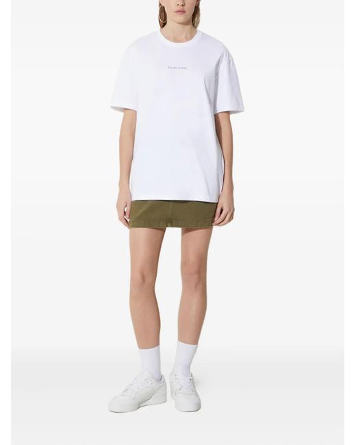 Filling Pieces White Logo-Detail T-Shirt