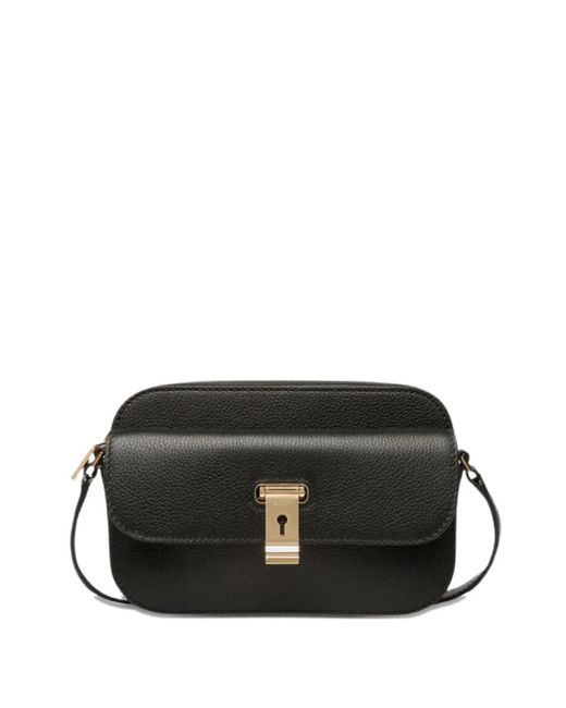 Bally Black Lock Me Cross Body Bag