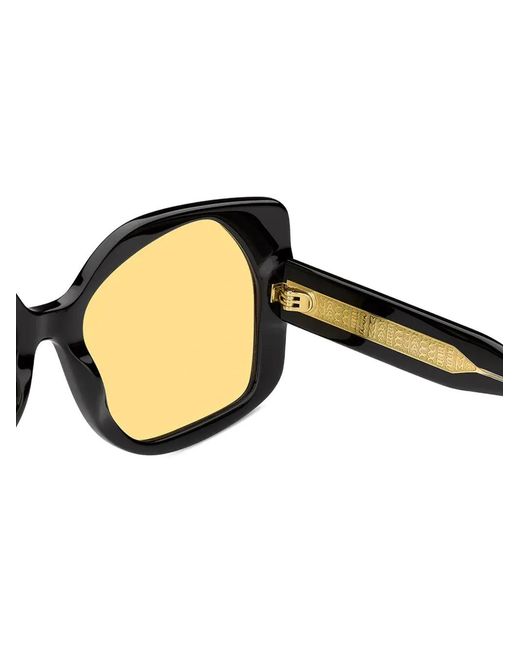 Marc Jacobs Black Geometric-Frame Sunglasses