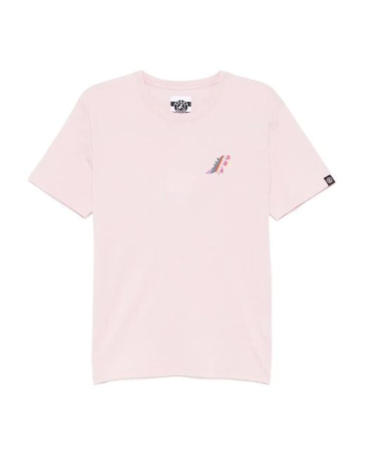 メンズ SPORT b. by agnès b. ロゴ Tシャツ Pink