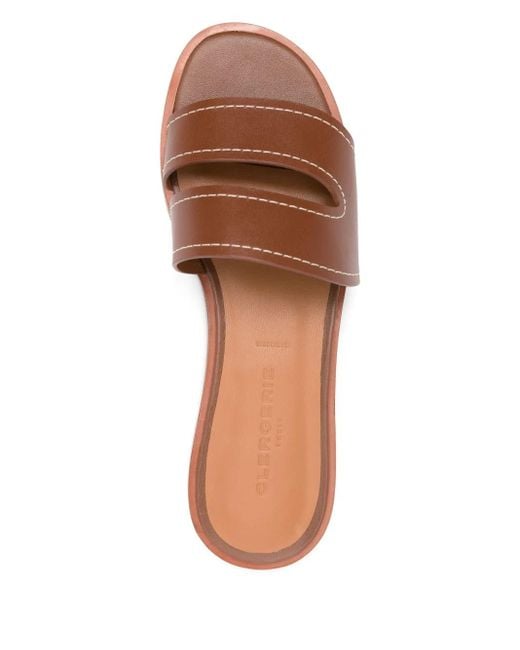 Robert Clergerie Pink Izel Slides