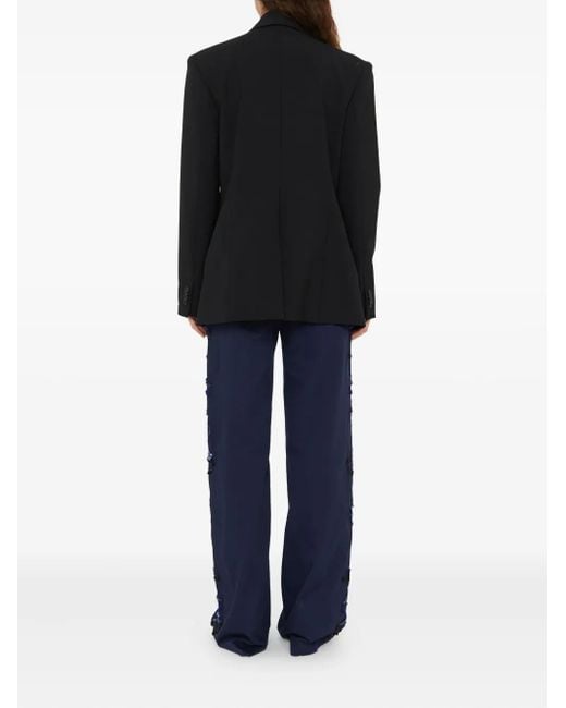 Christopher Esber Blue Duke Embellished Trousers