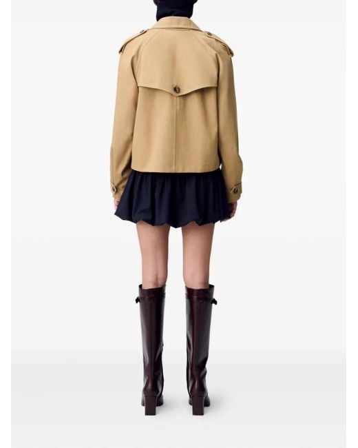 Claudie Pierlot Natural Cropped-Jacke