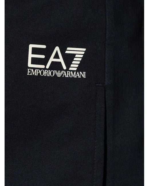 Chándal Con Logo Estampado EA7 de hombre de color Blue