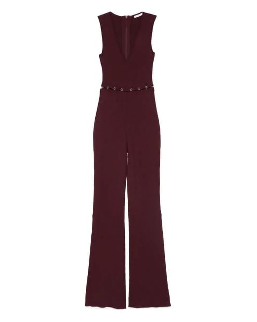 Patrizia Pepe ニット ジャンプスーツ Purple