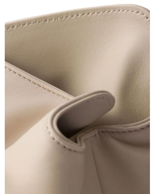 Prada Natural Small Dada Leather Tote Bag