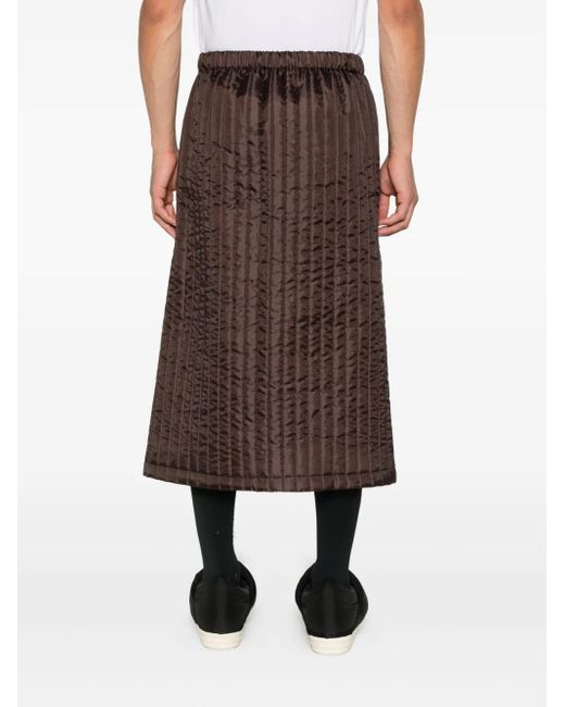 Bless Brown Nº08 Monpe Midi Skirt