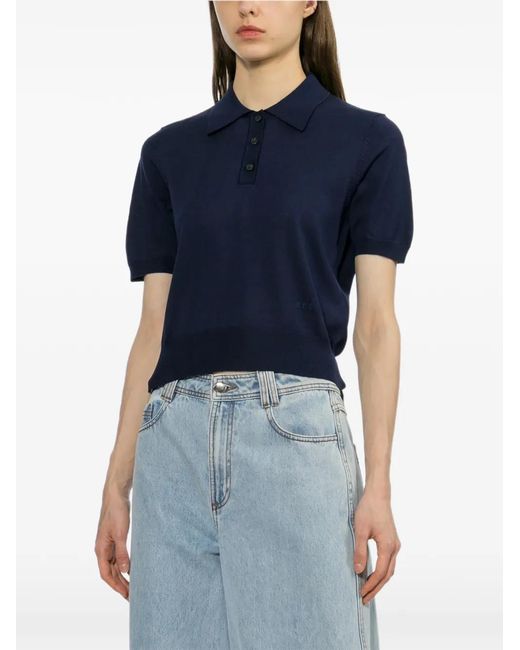 A.P.C. Blue Ruby Polo Shirt