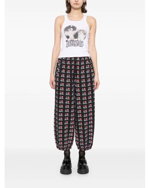 Ashley Williams I Heart Me Sweatpants in Black | Lyst