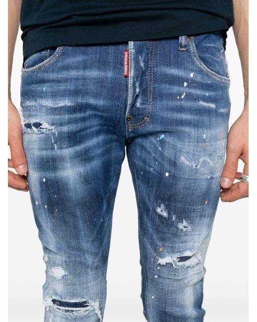 DSquared² Blue Super Twinky Skinny Jeans for men
