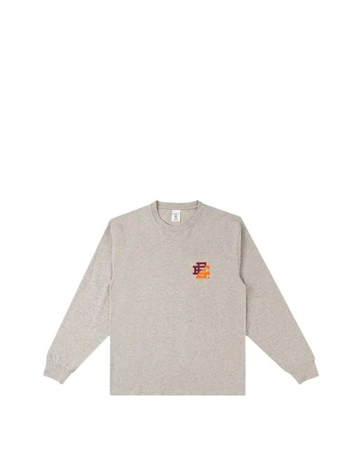 Eric Emanuel White Logo-Print Long-Sleeves Sweatshirt for men