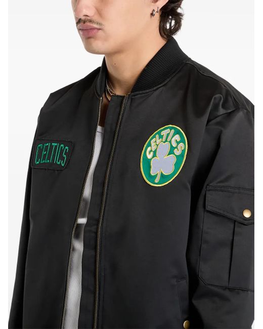 X Nba Veste Bomber Team Leader Celtics Mitchell & Ness pour homme en coloris Black