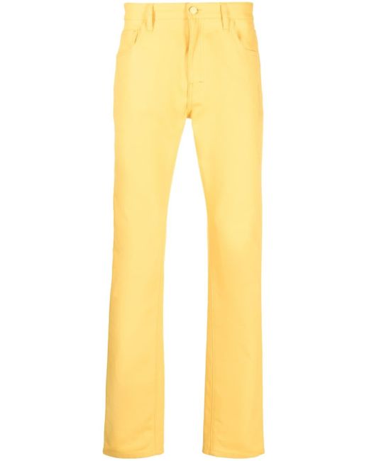 Raf Simons Slim-fit Jeans in het Geel voor heren | Lyst NL