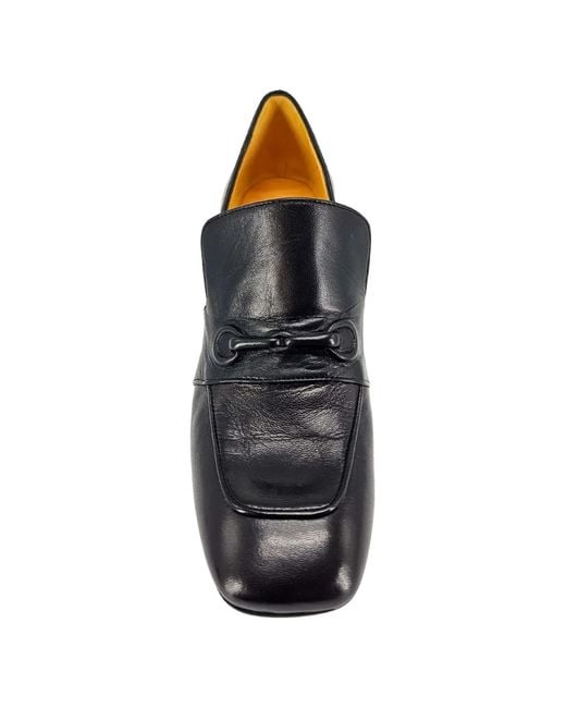 Madison Maison Black Hidden-Bit Leather Loafers