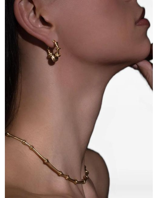 VRAM Metallic Mini Hoop Earrings