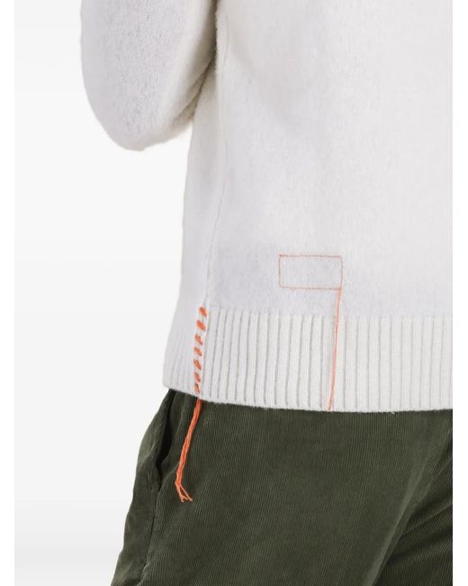 Fortela White Pull Skipper À Col Rond for men