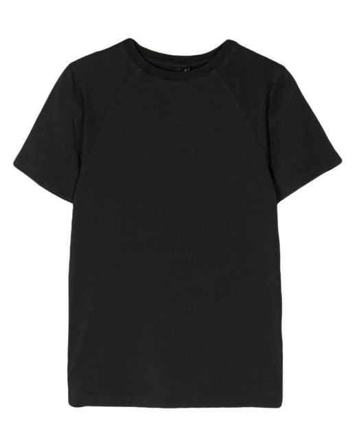Entire studios Black Crew-neck Cropped T-shirt for men