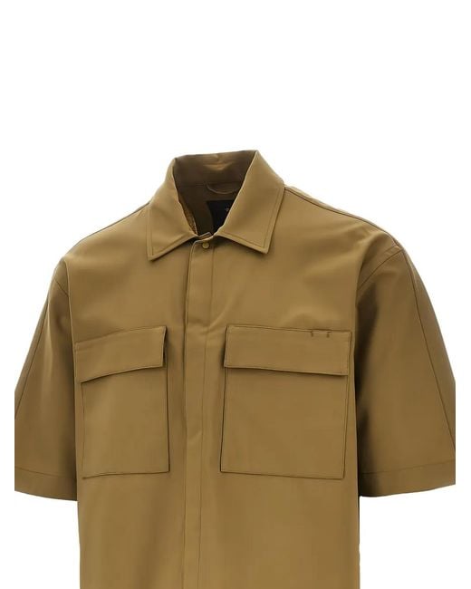 Herno Green Chemise À Poches Multiples for men