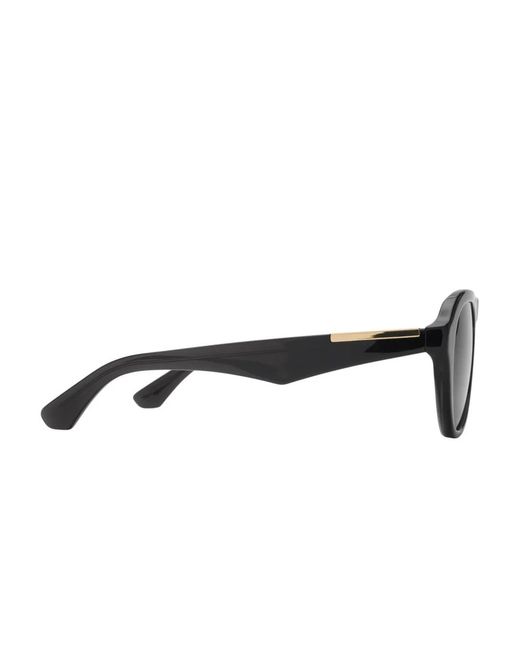 Burberry Black Classic Pilot-Frame Sunglasses