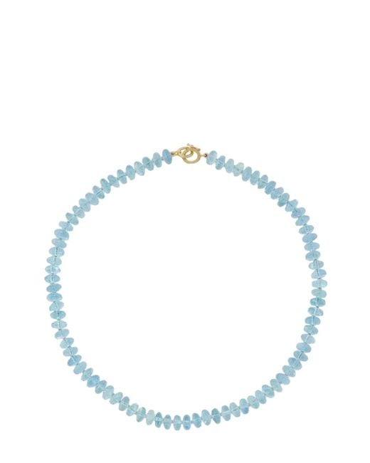 Irene Neuwirth Blue 18Kt Beaded Candy Aquamarine Necklace
