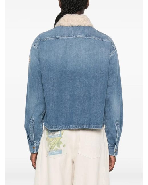Moncler Blue Long-Sleeve Jacket