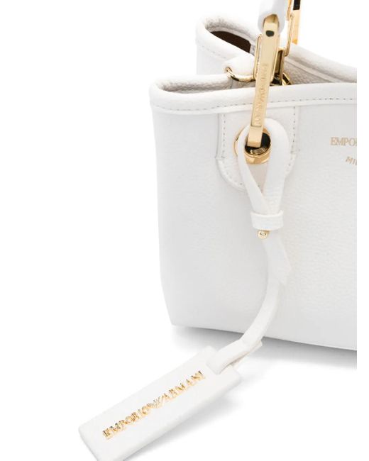 Emporio Armani White Myea Xs Shopping Bag