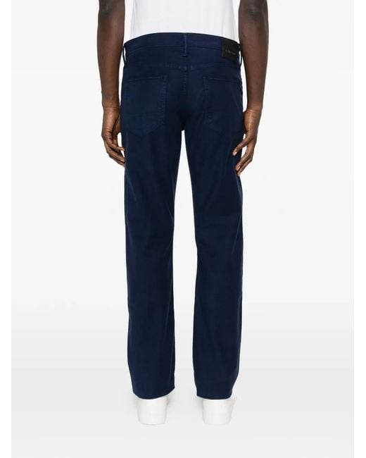 Tom Ford Blue Button-Fastening Trousers for men