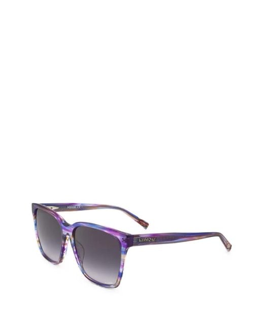 Missoni White Square-Frame Sunglasses