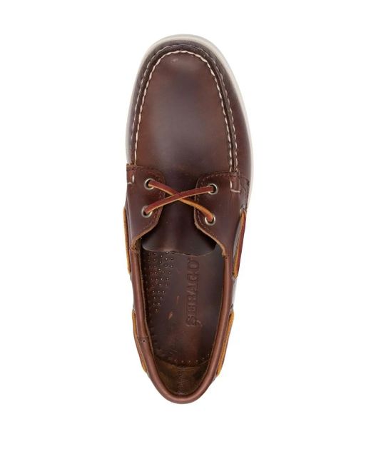 Sebago Brown Docksides Portland Waxed 43 1/2 for men
