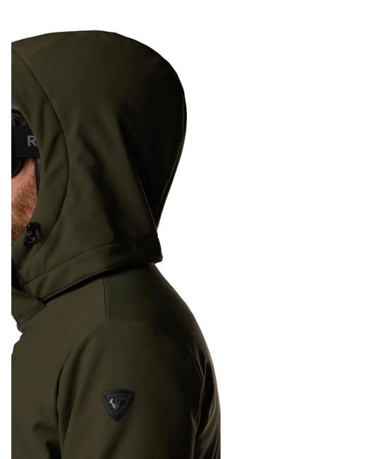 Rossignol Resort Softshell Ski-Jack in het Green voor heren