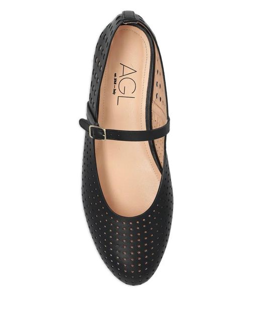 Agl Attilio Giusti Leombruni Black Milly Ballerina Shoes