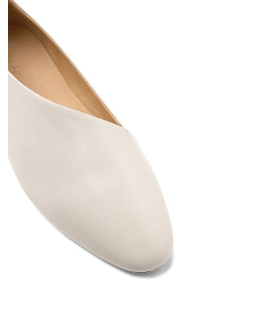 Marsèll White Strascico Slip-On Ballet Flats