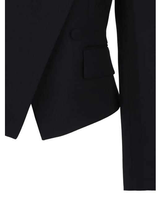 Blazer de lana Alexander McQueen de color Black