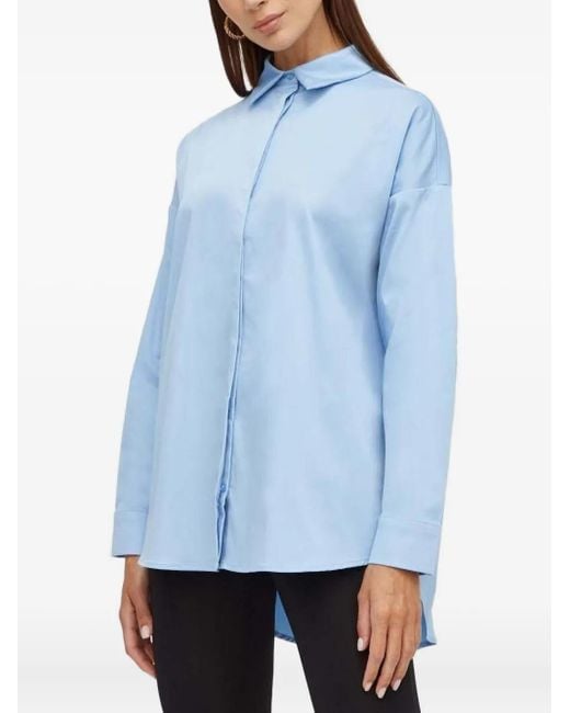 Notes Du Nord Blue Button-Fastening Shirt