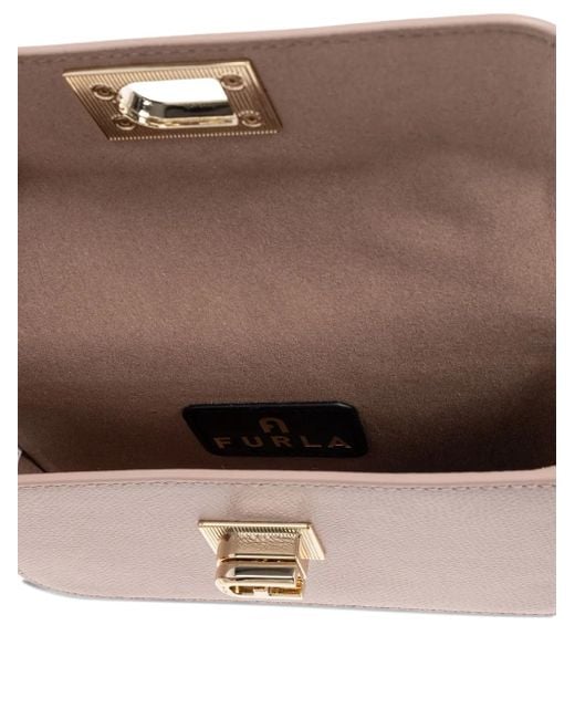 Furla Pink Mini 1927 Chain-Strap Cross Body Bag