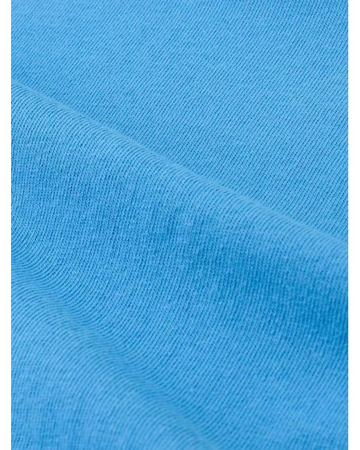 Sporty & Rich Blue Apple Cotton T-Shirt